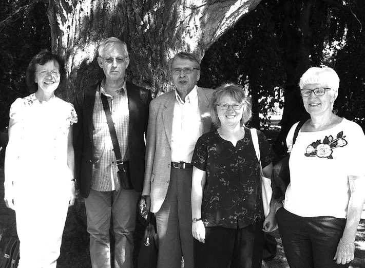 v.l.n.r.: Rosemarie Höhn-Mizo, Raphael Vahé, Alain Bonnet, Brigitte Müller, Martine Desmaret